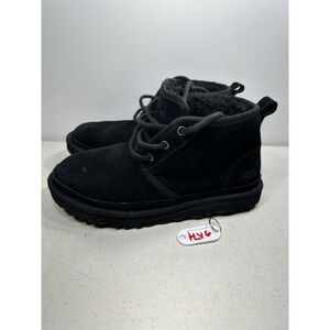 Pre-own UGG NEUMEL CHUKKA Ankle Boot For Women's Sz 7 SUEDE BLACK